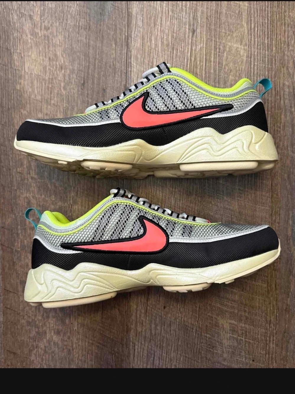 Nike Air Zoom Spiridon Barely Volt Hot Punch